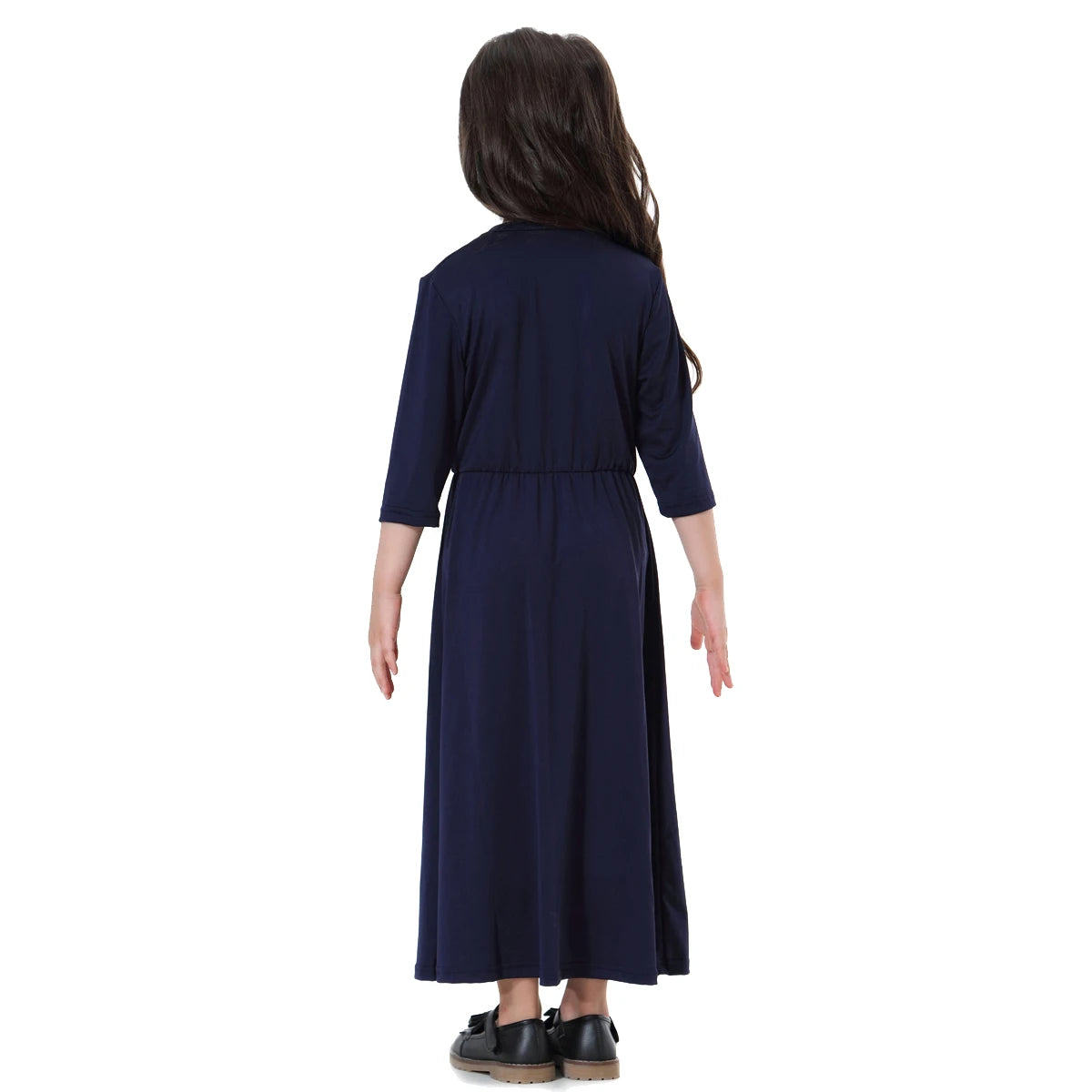 Kids Girls Long Sleeve Maxi Dress